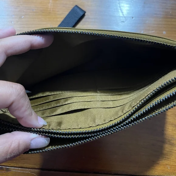lululemon athletica Camel Brown Double Zip Wallet Wristlet Pouch - Picture 5 of 5